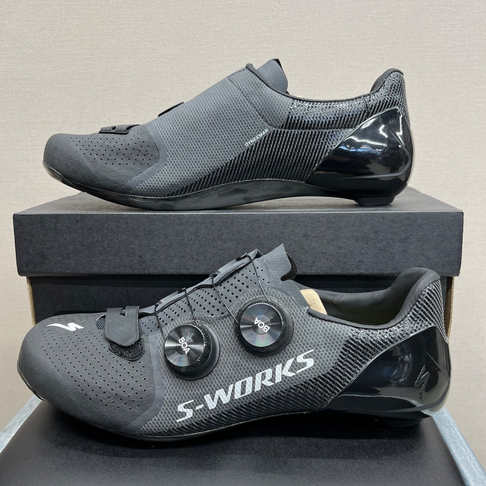 【新品未使用】 SPECIALIZED スペシャライズド S-WORKS エスワークス ビンディングシューズ 黒 25.5cm 【送料無料】