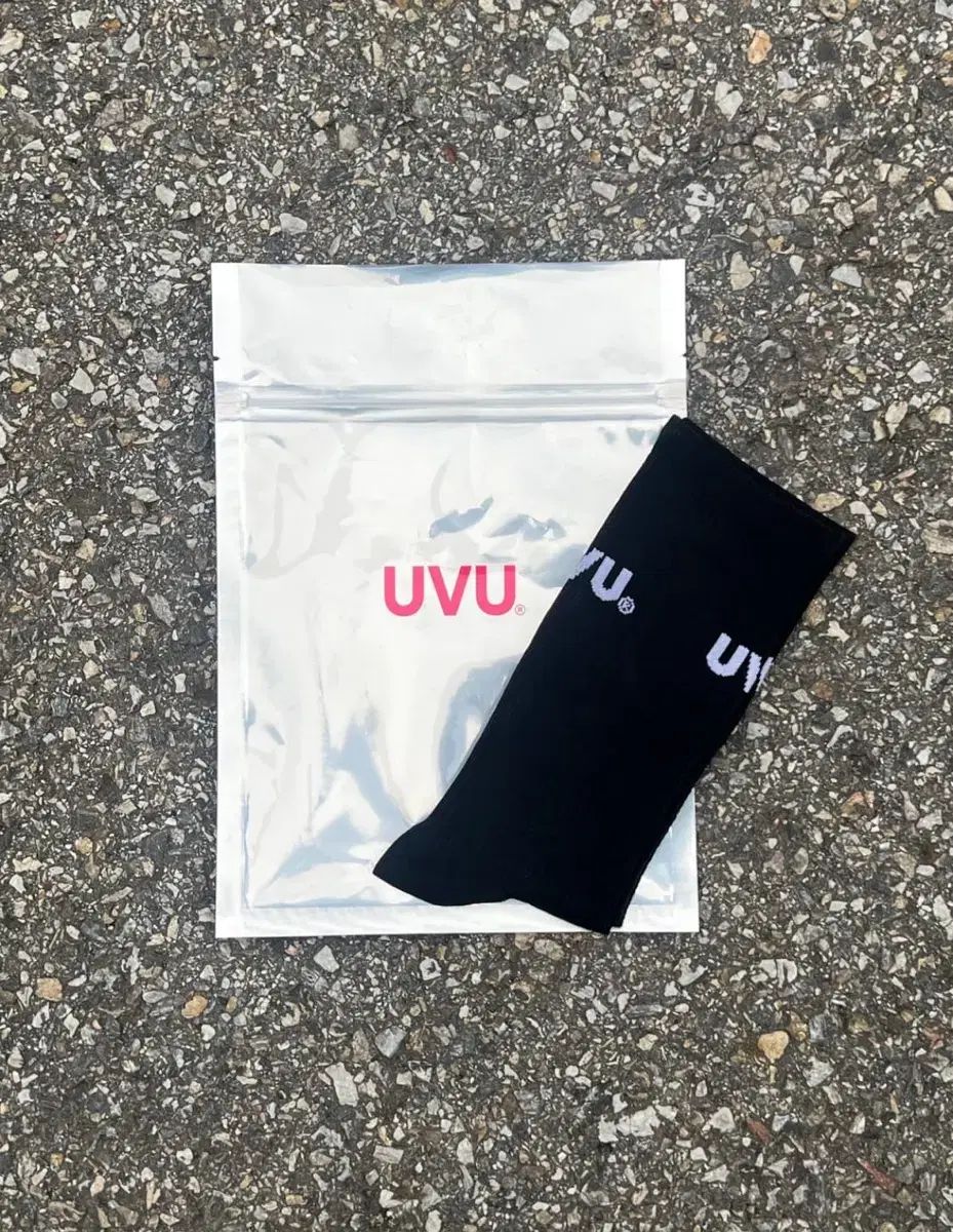 L XL UVU ランニング ソックス ブラック