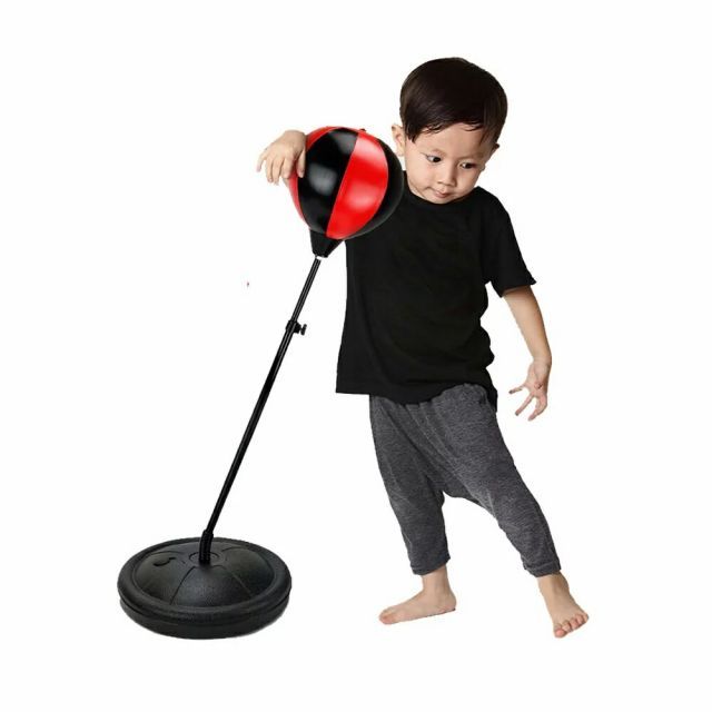 お子様用 エクササイズ ボクシングセット パンチ ストレス解消 起き上がる パンチバッグ サンドバッグ トレーニング 子供用　グローブ付きtecc-punchmit