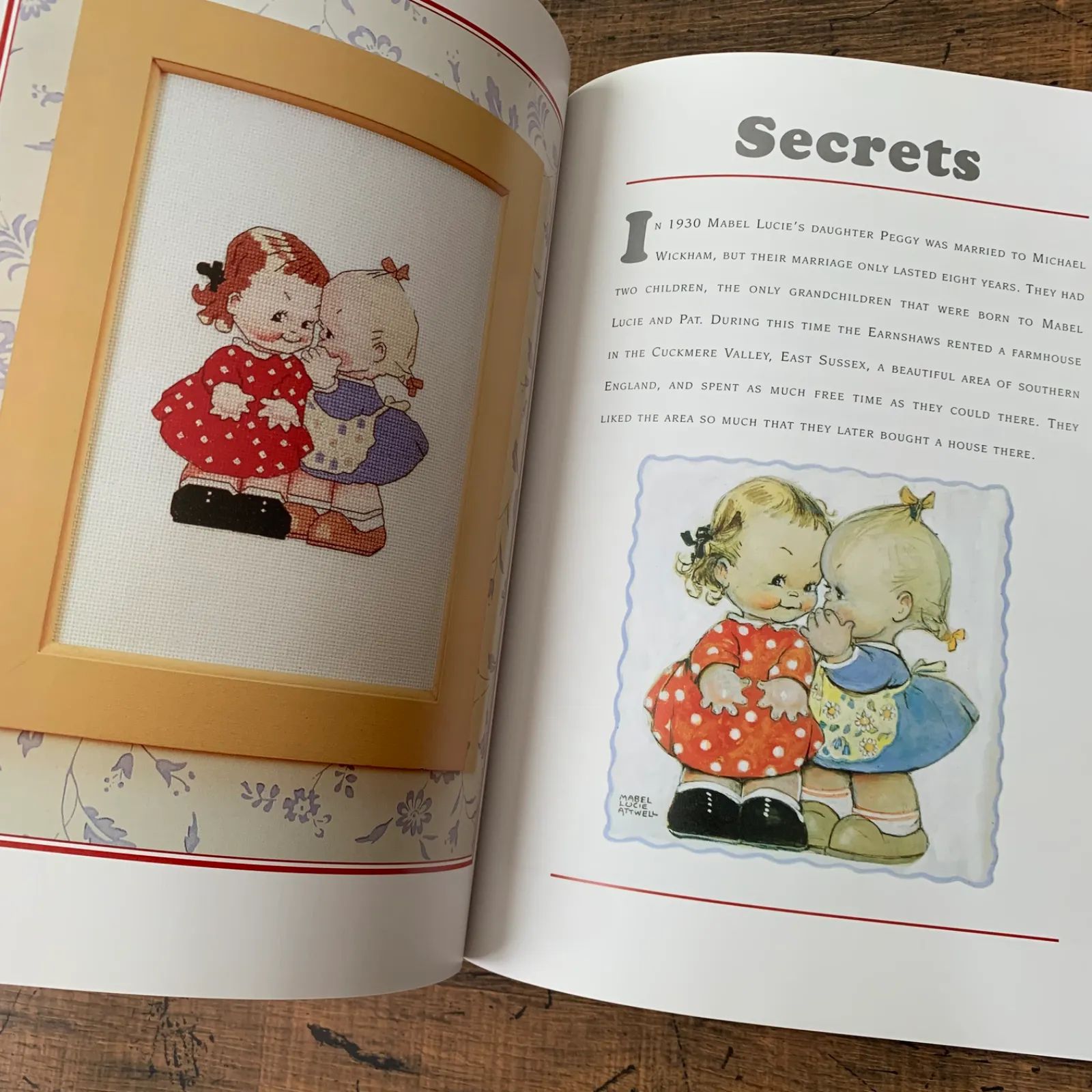 洋書 マーベルルーシーアトウェル クロスステッチ 図案集 刺繍本