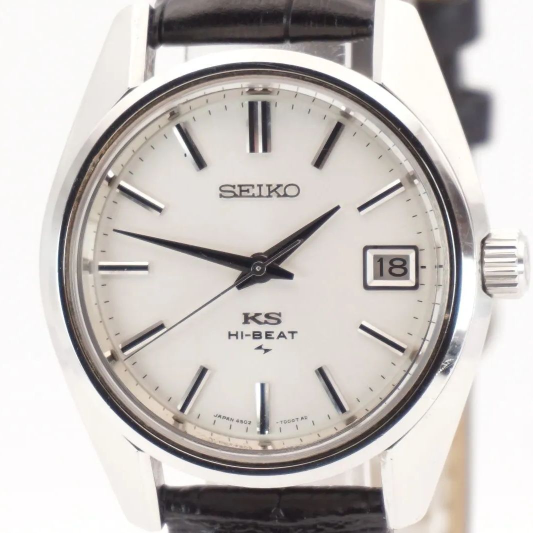 稼動品 箱付き セイコー SEIKO KS ハイビート 4502-7001 手巻き