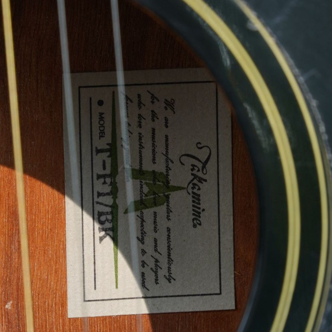 希少ブラックカラー】Takamine T-F1/BK タカミネ アコースティック