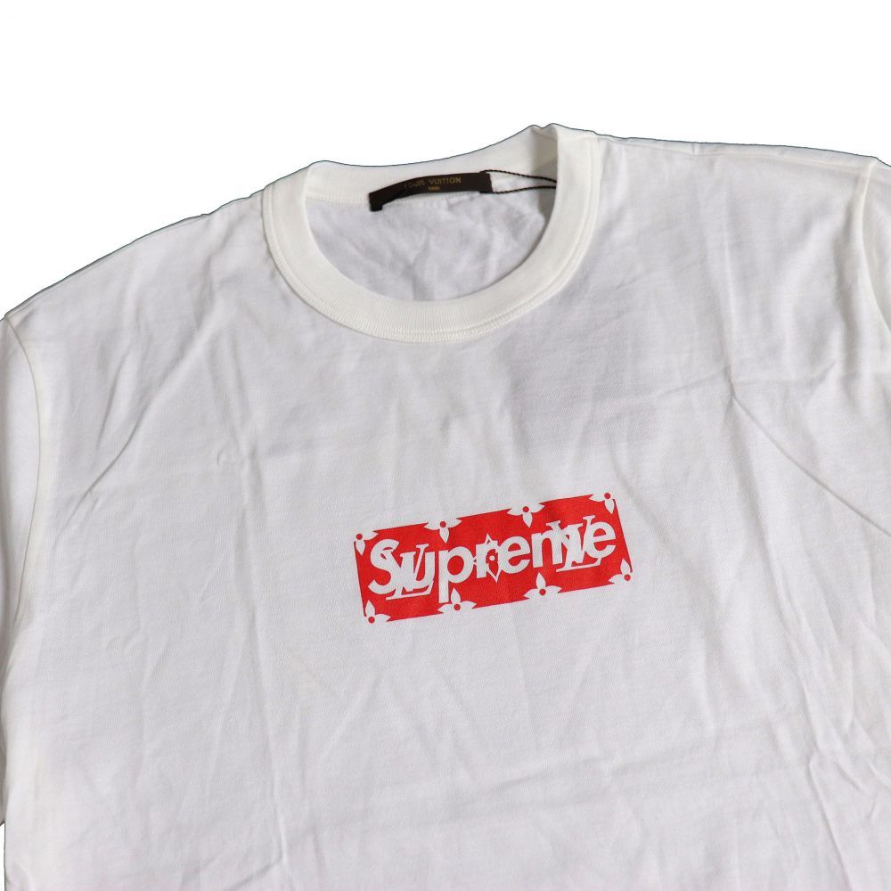 未使用品◇17AW ルイヴィトン×シュプリーム BOX Logo Tee ボックスロゴ