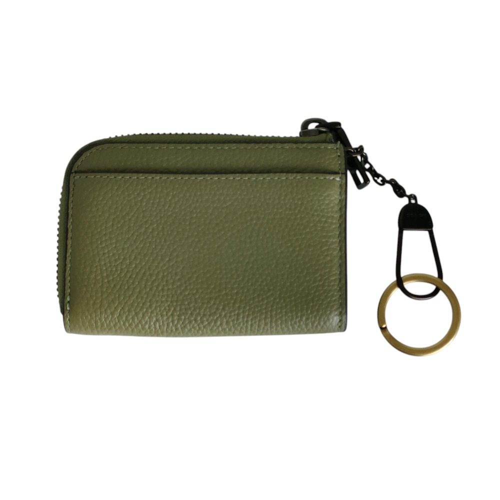 コーチ COACH 財布 キーケース PVC(塩化ビニール) ベージュ 6連フック/ハート オプアート COACH(コーチ) コインケース美品 Lジップ キー ケース・シグネチャー