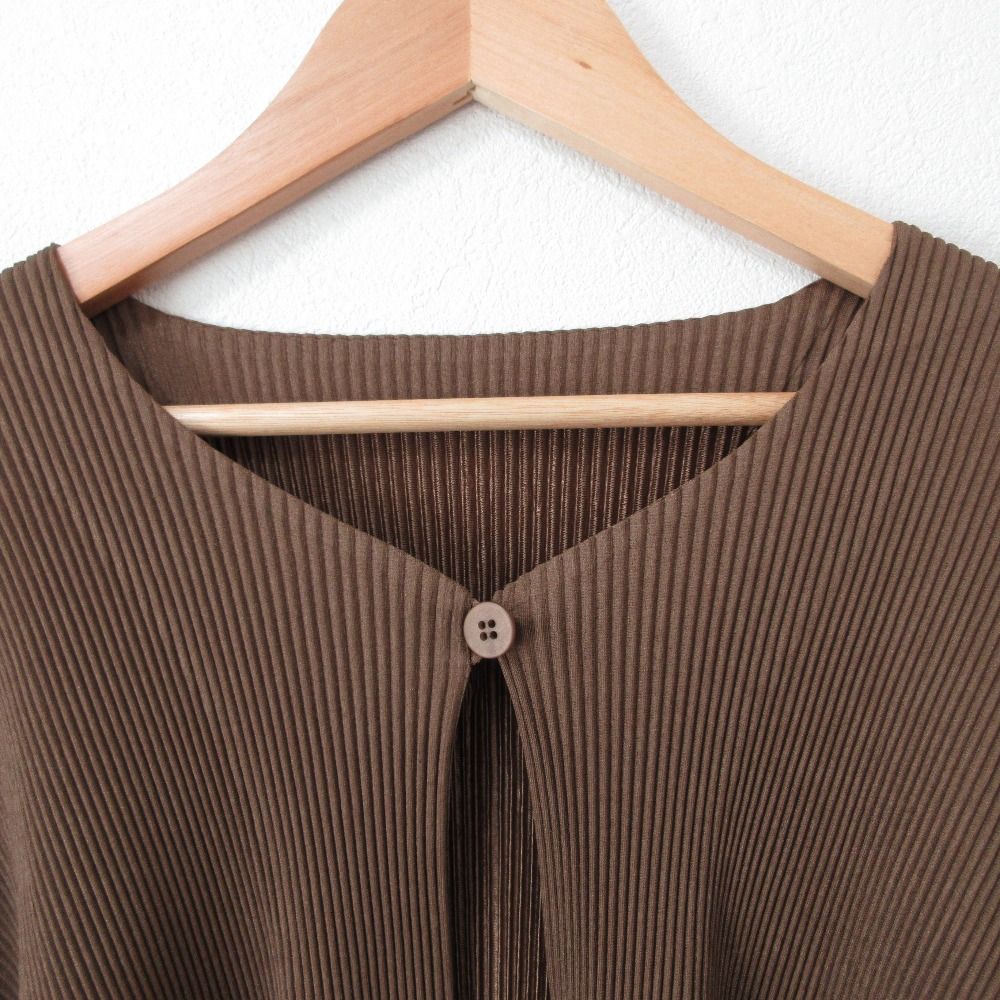 美品 PLEATS PLEASE プリーツプリーズ イッセイミヤケ ノーカラー  