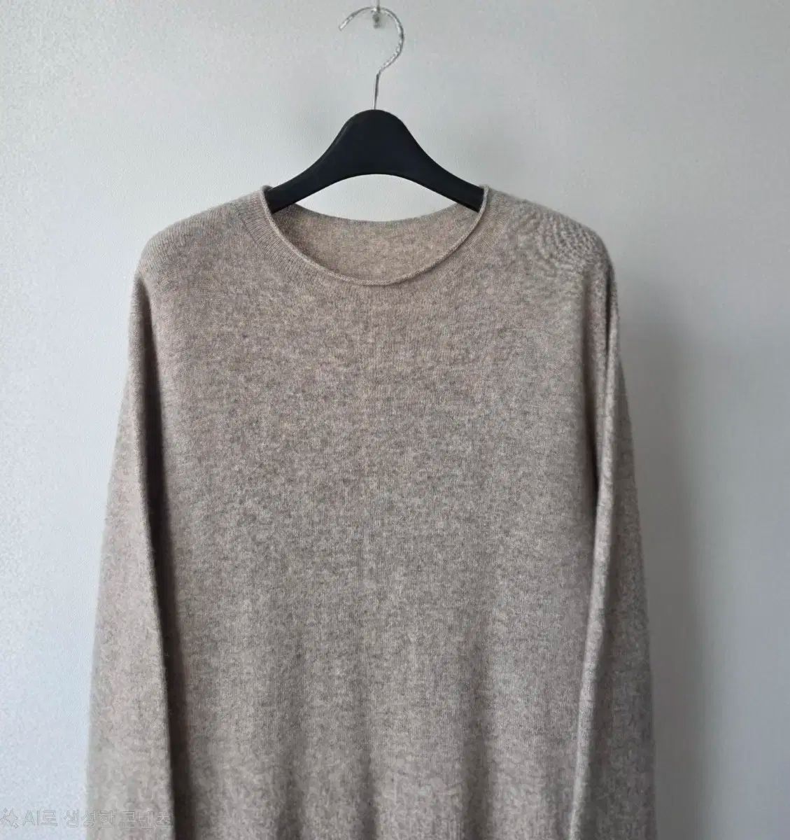 ウール ベージュ ニット ロング ワンピース- 新しいレベル