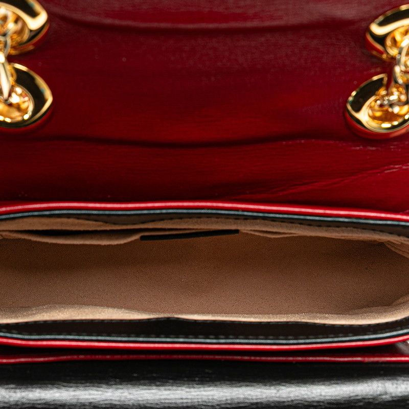 グッチ インターロッキングG チェーン ショルダーバッグ 576428 レッド  