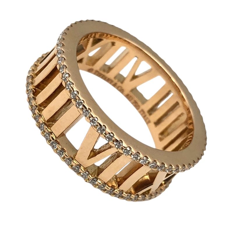 ティファニー TIFFANY＆CO アトラスダイヤリング K18PG|ダイヤモンド ジュエリー