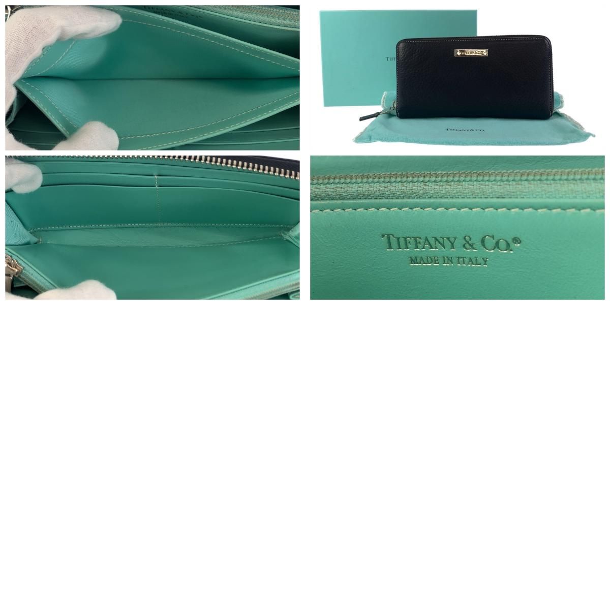 TIFFANY&Co. ティファニー ブラック 黒 ミントグリーン シルバー金具 