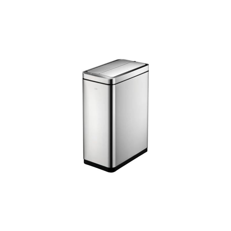 EKO ゴミ箱 自動開閉 デラックスファントム シルバー 45L センサー ふた付き インナーボックス有り EK9287MT-45L