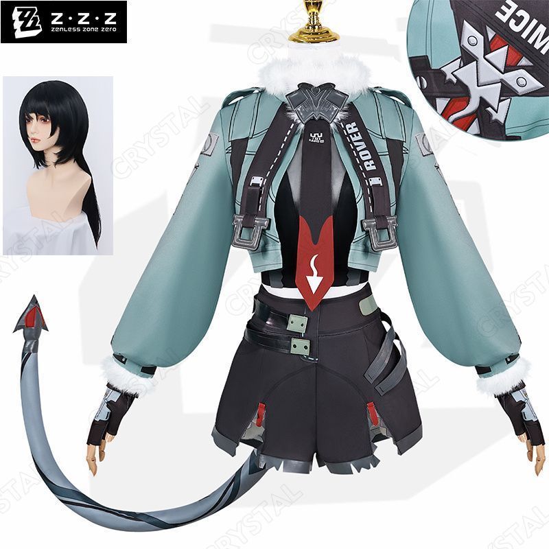 ゼンレスゾーンゼロ ジェーン ドゥ コスプレ衣装 ウイッグ付き Zenless Zone Zero ヒロイン Jane Doe コスプレ衣装 ドレス コスチューム ハロウィン クリスマス 制服 大人 子供 cosplay イベント