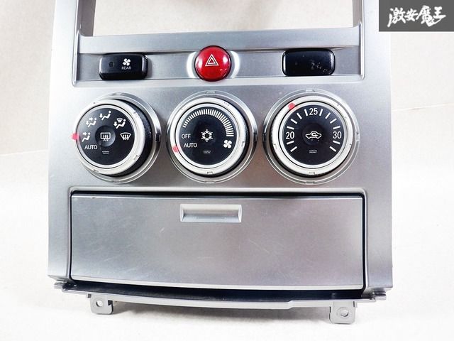 三菱 デリカD5 CV5W 純正 オーディオパネル エアコンスイッチ付（動作