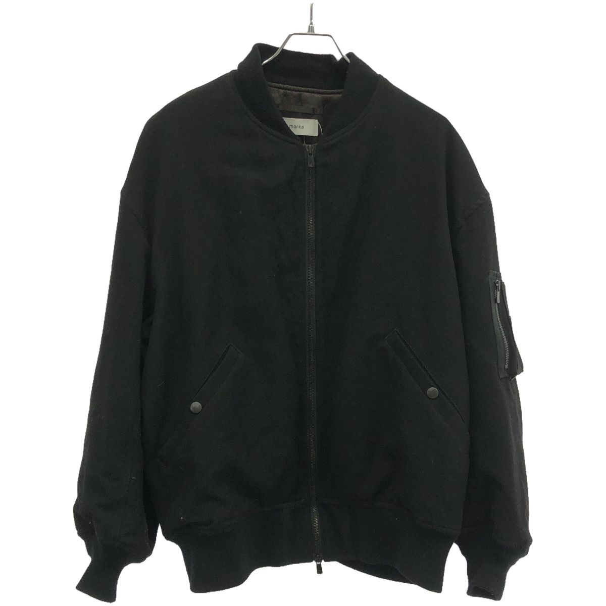 marka マーカ 22AW ARK別注 PUFFED BOMBER JACKET パフボンバージャケット M22F-08BL02C ブラック 2