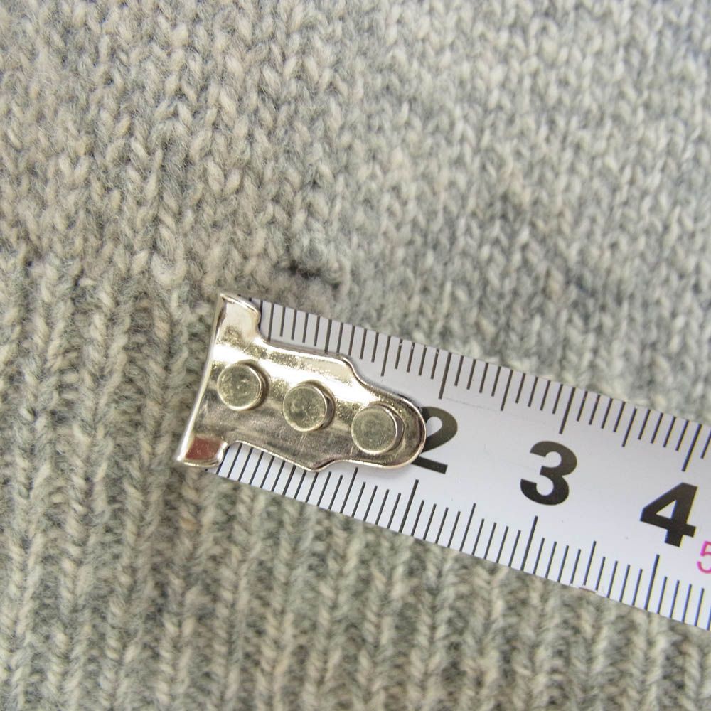 COMOLI コモリ 21AW U03-06007 ラムズ ウール ガンジーネック ニット  