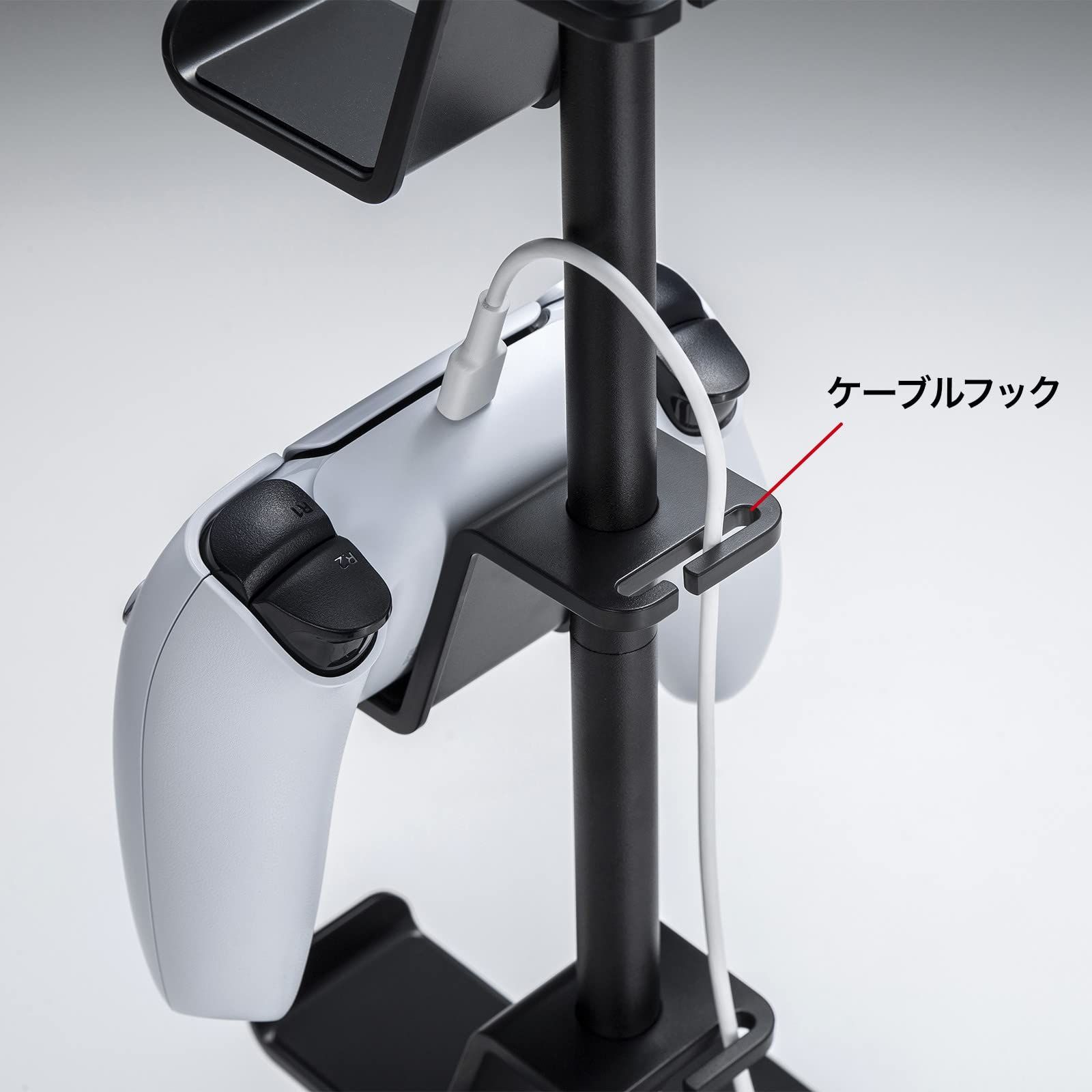 在庫処分】JY-STN1BK ゲームコントローラースタンド(ヘッドホン