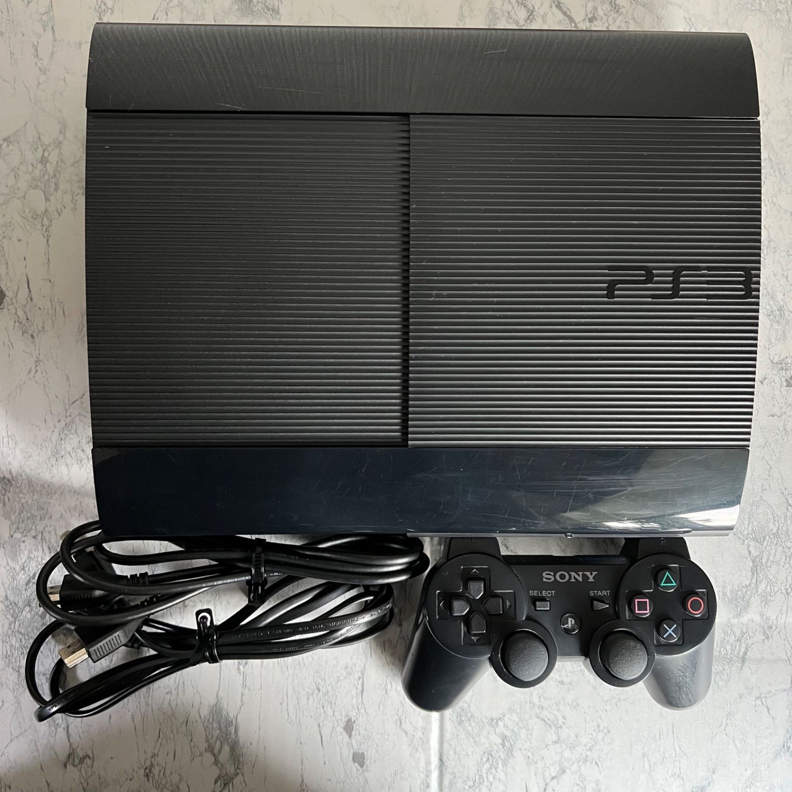 清掃/動作確認済】PS3 PlayStation3 プレステ3 本体 型番CECH-4300C 黒 ...