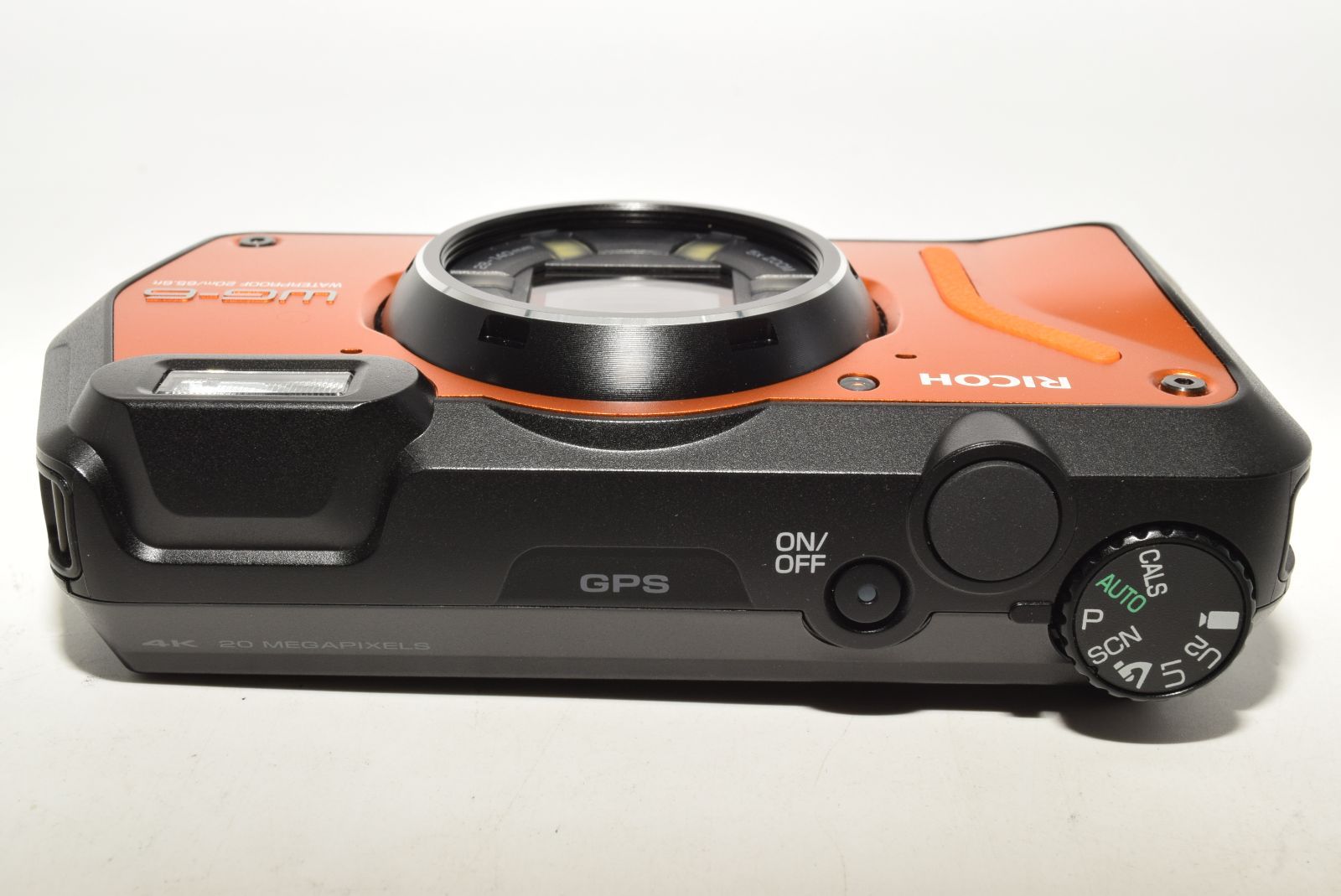 普及型 リコー WG-5 GPS オレンジ 防水防塵 デジタルカメラ