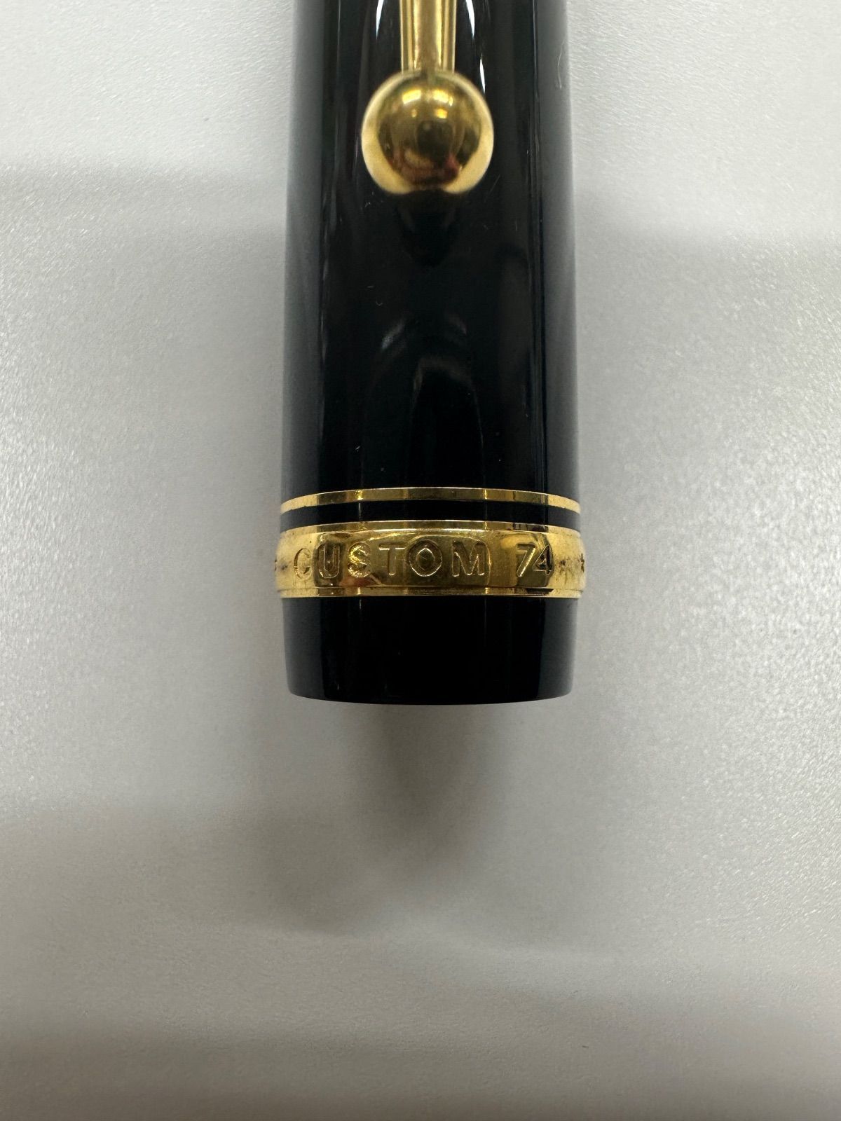 PAILOT 万年筆 カスタム74 ブラック ペン先刻印 14K 585 5 M WWW_SKLAD-KIRPICHA_RU