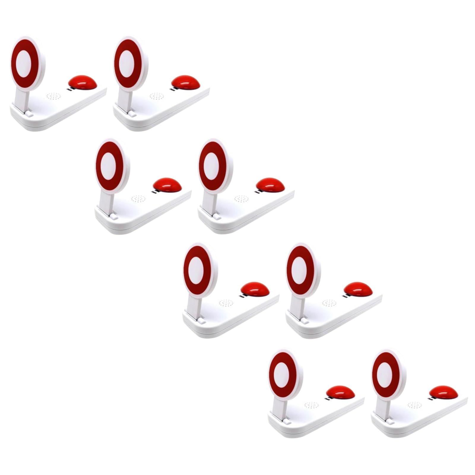 新着商品】CAWKAY ピンポンブザー 早押し アンサー クイズ ボタン ピンポン ピンポーン ブー パーティー グッズ (8