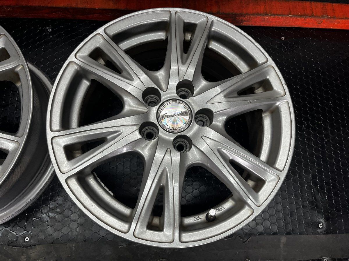 【有名な】 HOT STUFF Exceeder ホットスタッフ エクシーダー 社外ホイール 15インチ 4本 6J5HPCD100 43 プリウス カローラ ウィッシュ等 SHA008 各種サイズ・色が充実。