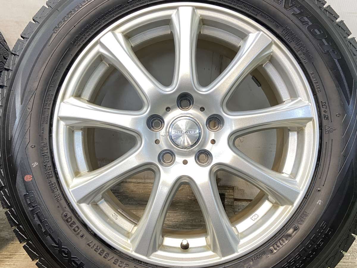 225/65R17 ダンロップ ウィンターマックス SJ8+ DUFACT 17x7.0