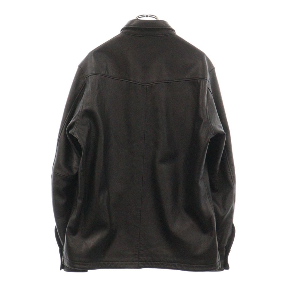 極美品　Schott ショット　ラムレザー シャツ ブラック　Mサイズ 極美品 Schott ショット ラムレザー シャツ ブラック Mサイズ