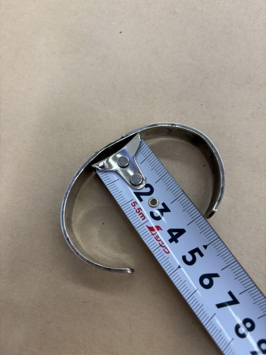 F.Yowytewa ホピ族 スパイダー バングル STERLING 内周14cm程