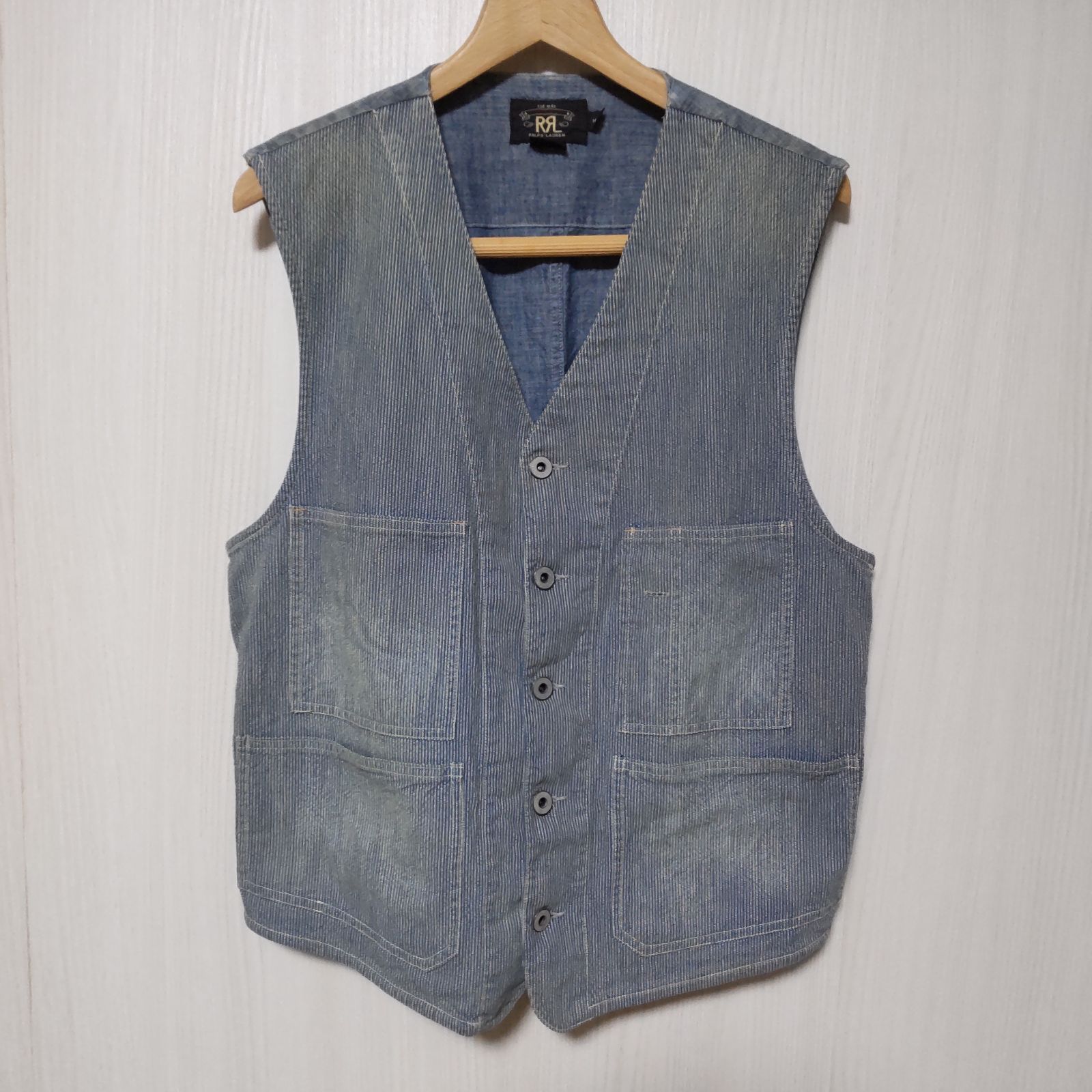 RRL デニムワークベスト　サイズM RRL デニムワークベスト サイズM - メルカリ