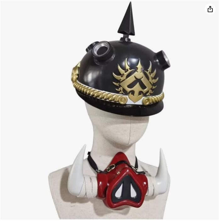 ゼンレスゾーンゼロ コスプレ ルシアーナ 帽子 お面 仮面 コスプレ 道具 Cosplay 仮装 変装用 小道具 小物 イベント