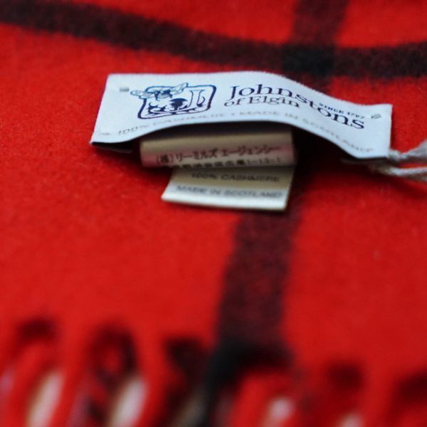 SOLD 国内正規品 ジョンストンズ Johnstons カシミヤ大判ストール