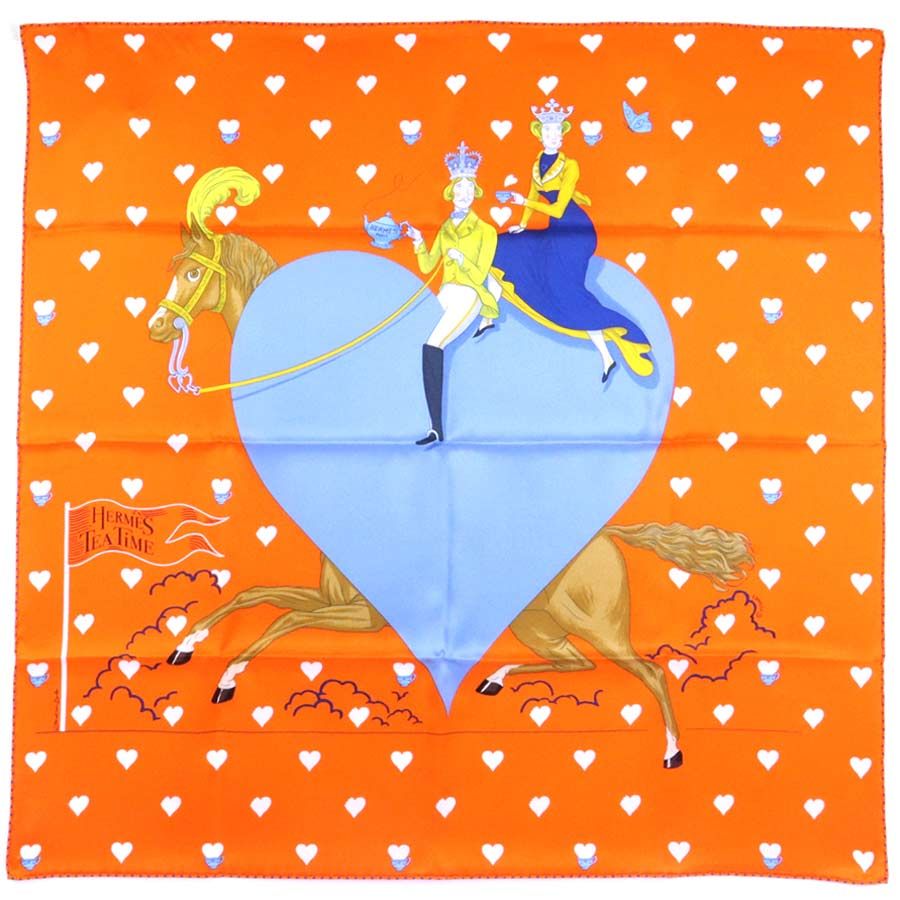 エルメス HERMES スカーフ カレ70 Tea Time ティータイム - メルカリ