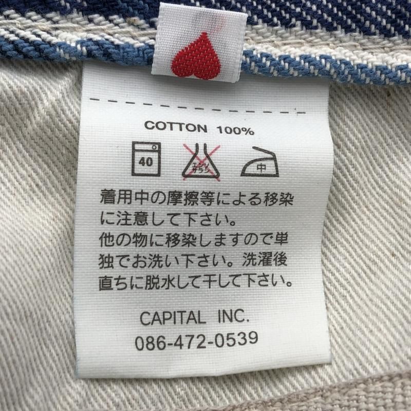  KAPITAL KIRO HIRATA チェックパンツ 30 ブルー キャピタル 10 その他 パンツ