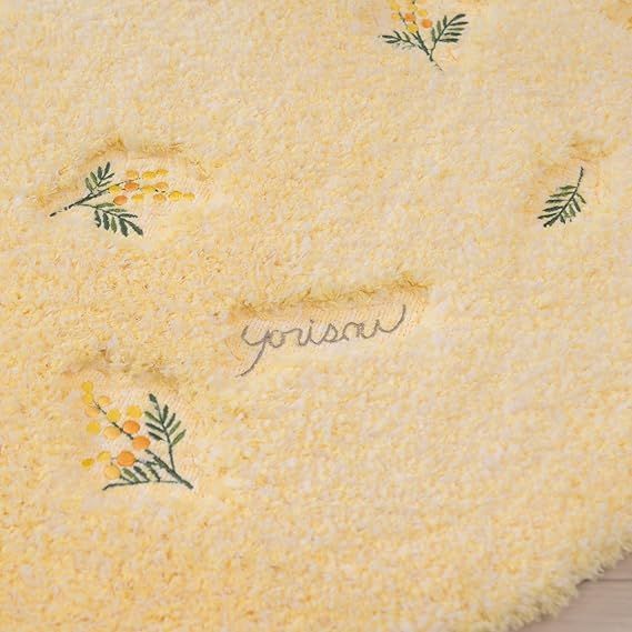 限定SALE,送料無料 【在庫処分】センコー S.D.S トイレ用品 スイートミモザ トイレマット 約60×60cm イエロー 15704