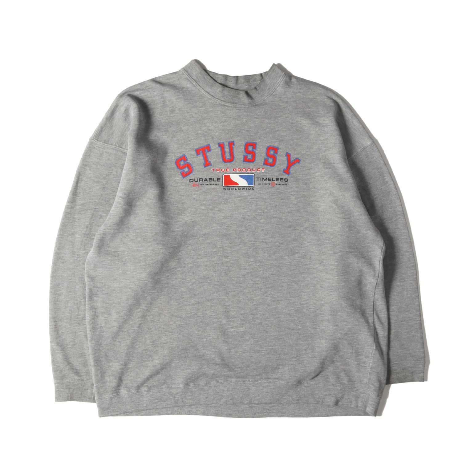 stussy プリントロゴスウェット 90s USA old stussy プリント ロゴ