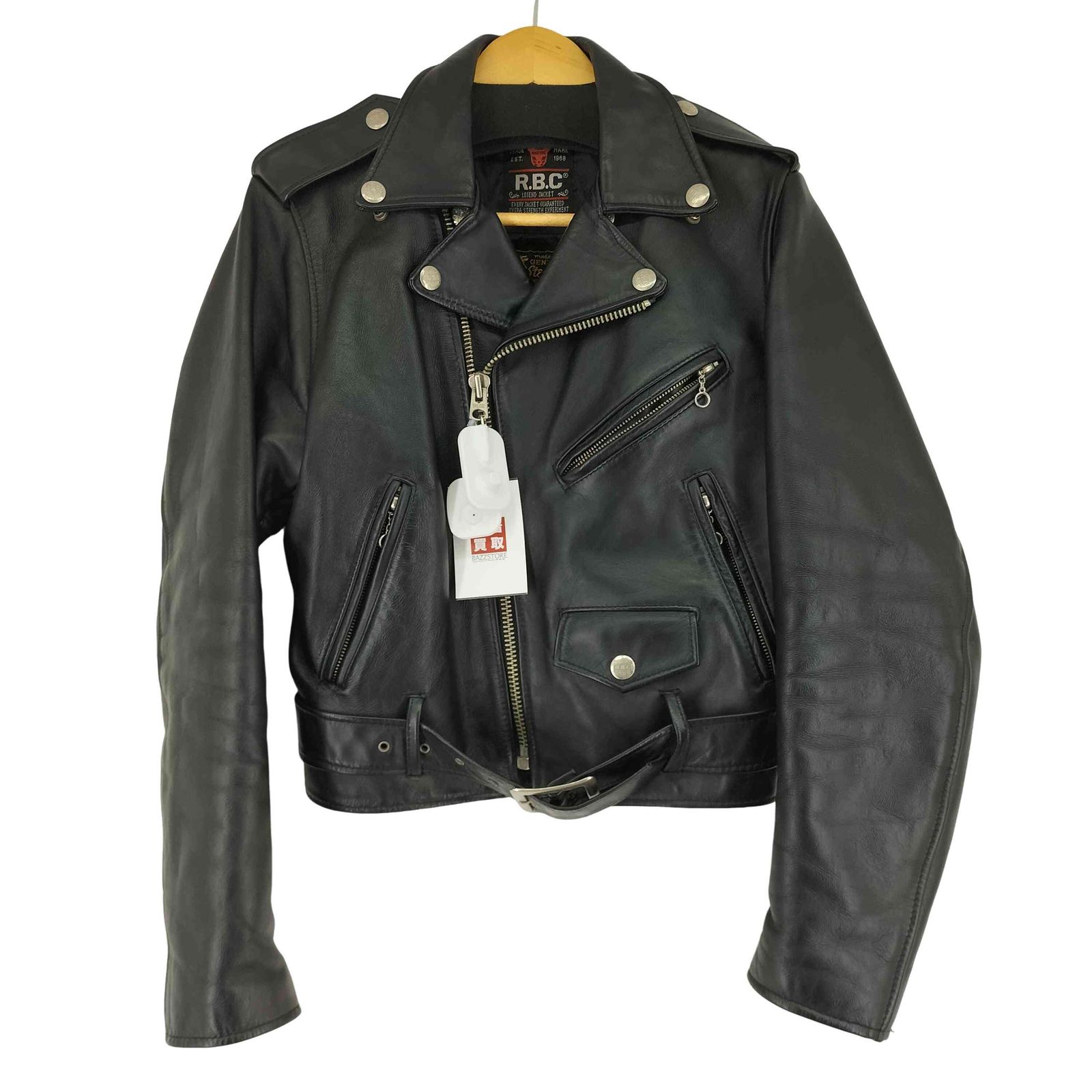 美品】UNITED TOKYO 襟付きシングルライダース ラムレザー サイズ1