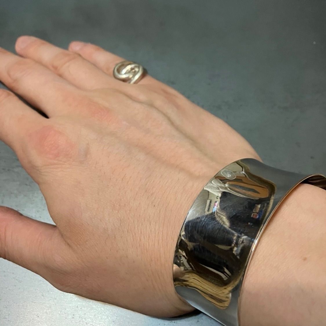 SILVER925 WIDE BANGLE/シルバー/ブレスレット/バングル SILVER925 WIDE BANGLE/シルバー/ブレスレット/バングル