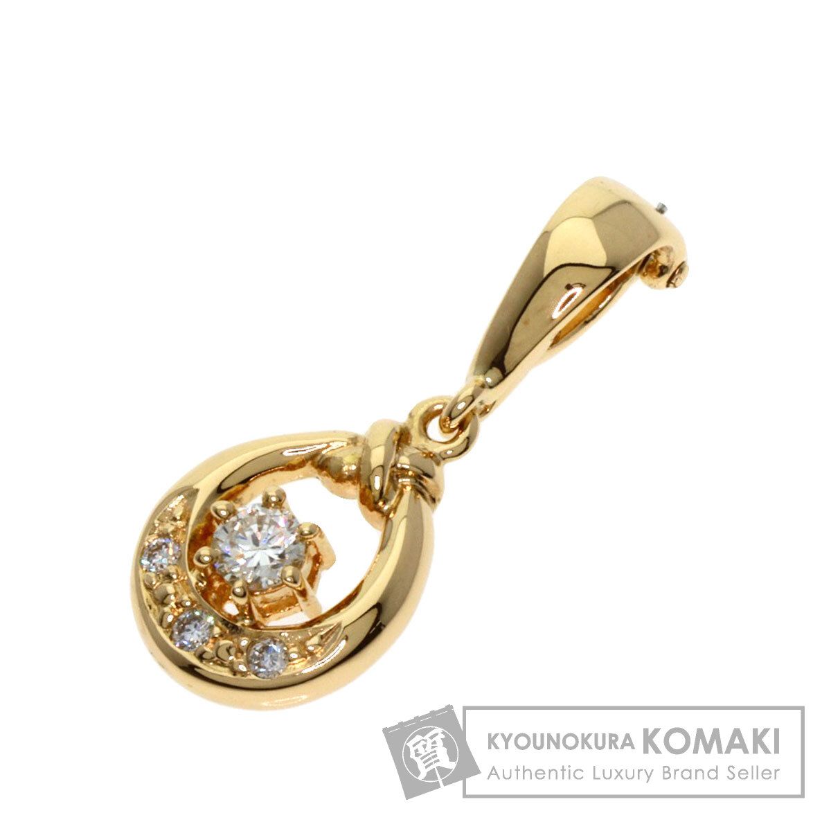 TASAKI タサキ ダイヤモンド ペンダントトップ K18YG レディース