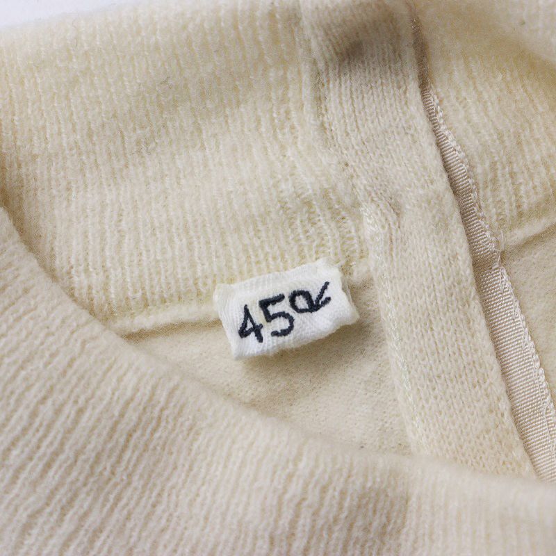 45R 45rpm フォーティファイブアール フェルトKNIT TURTLENECK 2/オフホワイト タートルネック ニット ウール セーター【2400014372571】 45R 45rpm フォーティファイブアール フェルトKNIT TURTLENECK 2