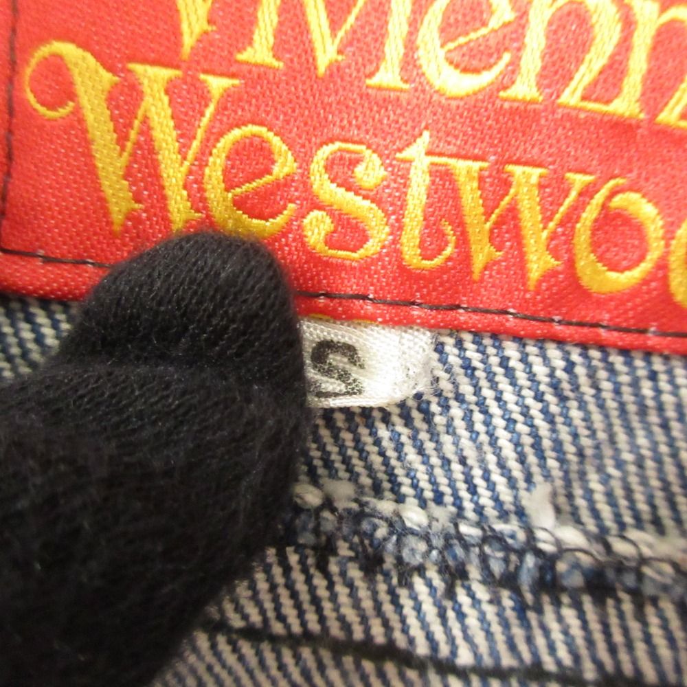 Vivienne Westwood 旧赤タグ 80sデニムジャケット オーブ 美品 80's Vivienne Westwood ヴィヴィアンウエストウッド 赤タグ