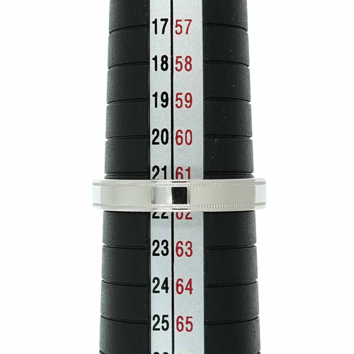 ティファニー TIFFANY&Co. ダブル ミルグレイン 21.5号 リング 幅4mm  