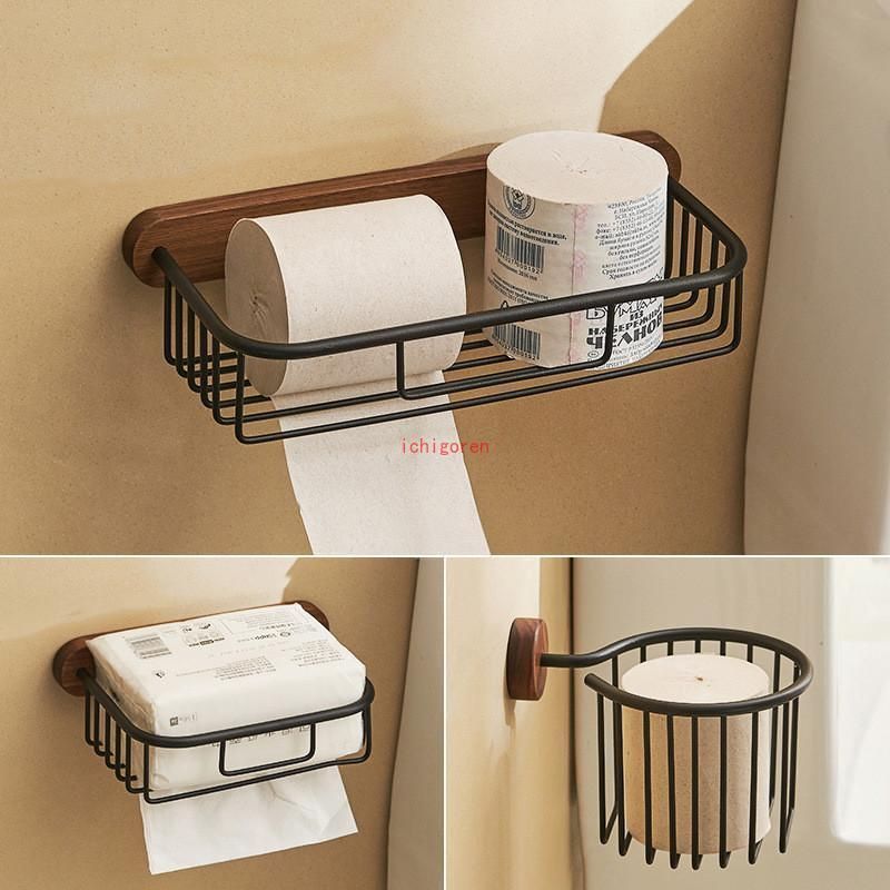 トイレットペーパーホルダー 木製 おしゃれ トイレ用品 トイレ インテリア 北欧 シンプル ペーパーホルダー 収納 おしゃれ ウッド