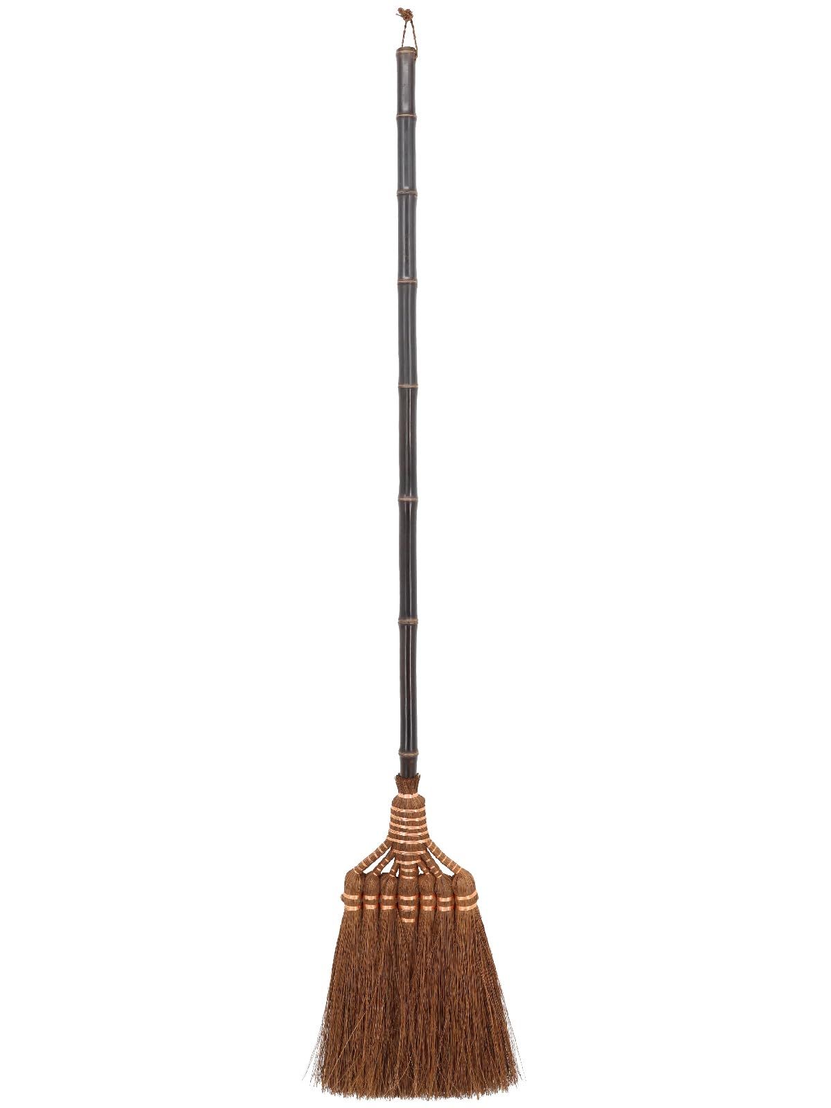 数量 日本クリンテック Nihon Clean tech 棕櫚ほうき 鬼毛使用 長柄 七つ玉 しなやかな掃き心地 コシ感 吊り下げ保管 室内 屋外 フローリング 畳 静か