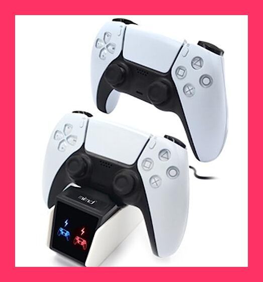 ☆スタッフおすすめ！売れ筋☆PS5 コントローラー2台充電器 USB給電式 