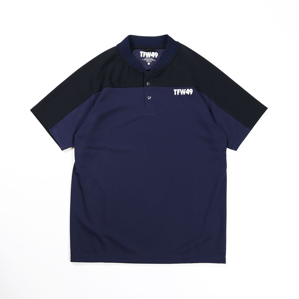 TFW49 COLLARLESS POLO カラーレスポロ T102220004 TFW49 - COLLAR LESS POLO / カラーレス ポロシャツ