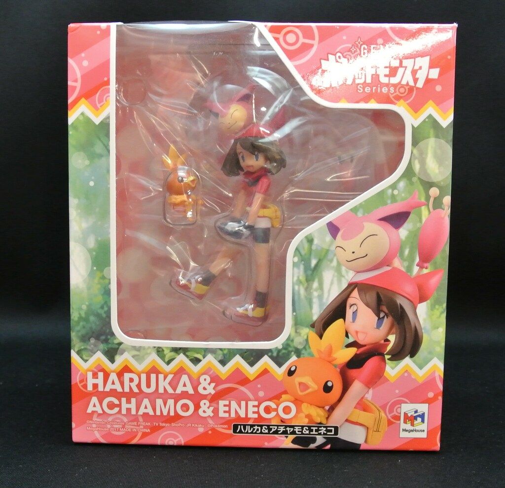 MegaHouse - G.E.M.シリーズ ハルカ&amp;アチャモ&amp;エネコ ポケットモンスター 完成品 フィギュア メガハウス G.E.M.シリーズ ポケットモンスター ハルカ＆アチャモ＆エネコ