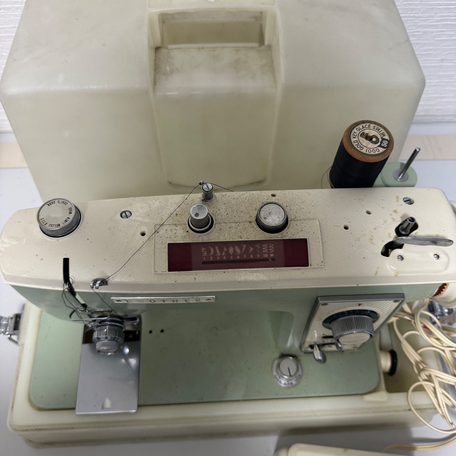 BROTHER ZU2-B680 ブラザー ミシン レトロ 本体のみ(B1223) 通電OKBROTHER ZU2-B680 ミシン 裁縫 手工芸 手芸 ハンドクラフト