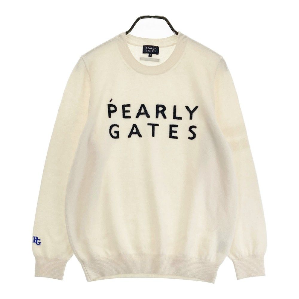 サイズ：5 PEARLY GATES パーリーゲイツ  カシミヤ ニットセーター  ホワイト系 [240101225081] ゴルフウェア メンズ ストスト