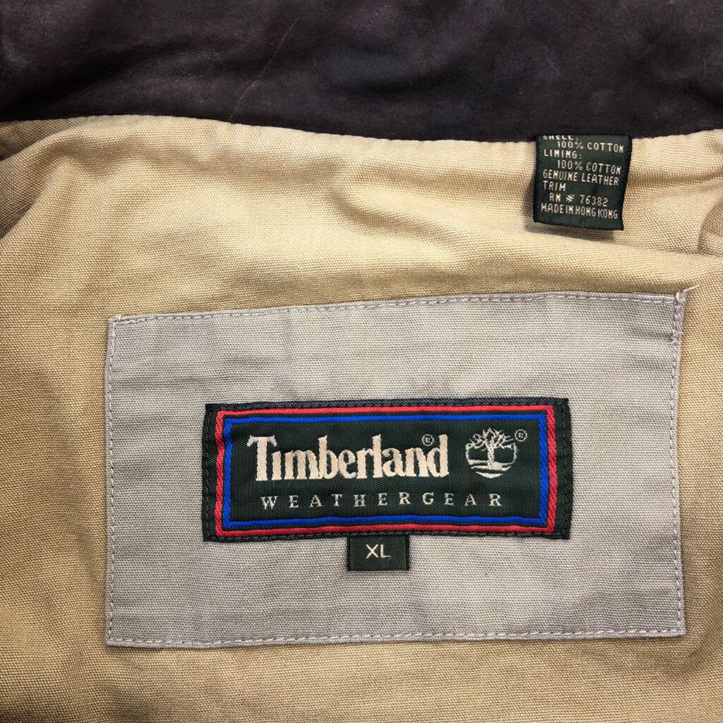 00年代 Timberland WEATHERGEAR ティンバーランド ハンティングジャケット カバーオール アウトドア (メンズ XL) 中古 古着 R5262