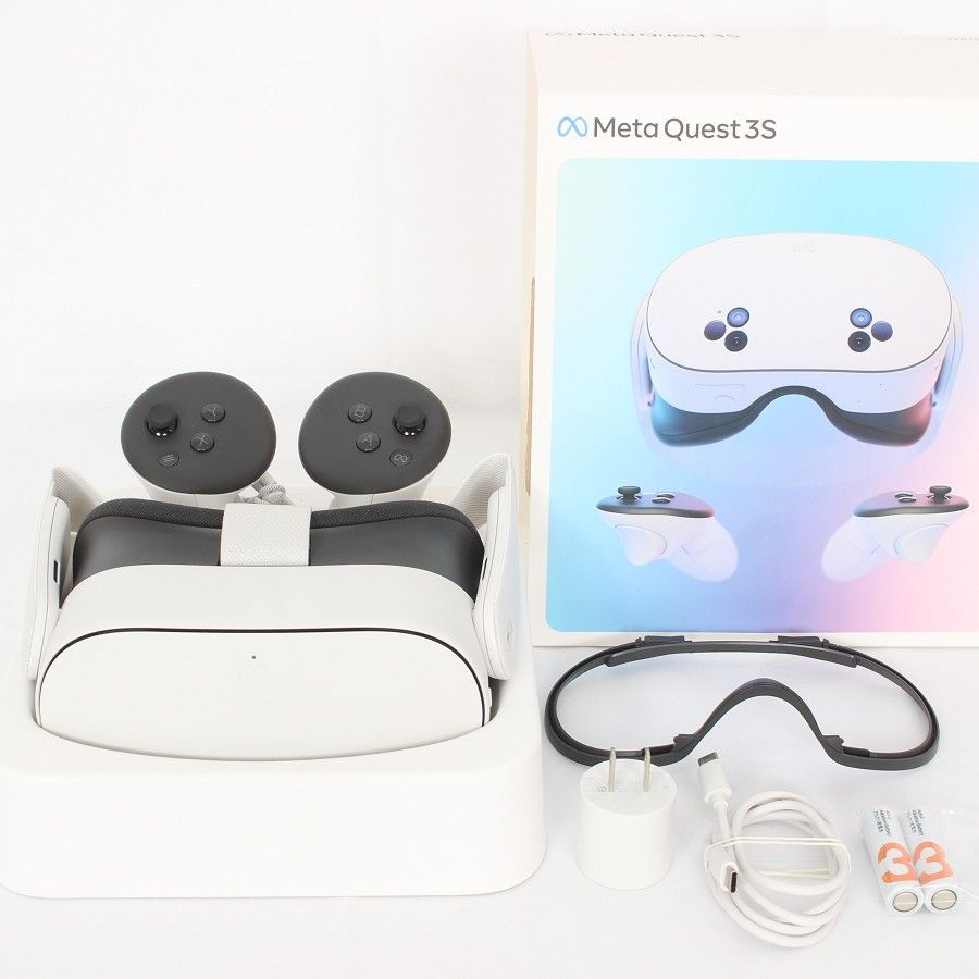 Meta Quest 3S 128GB VR ヘッドマウントディスプレイ ヘッドセット メタクエスト3S SK-1000204-01 Oculus 本体