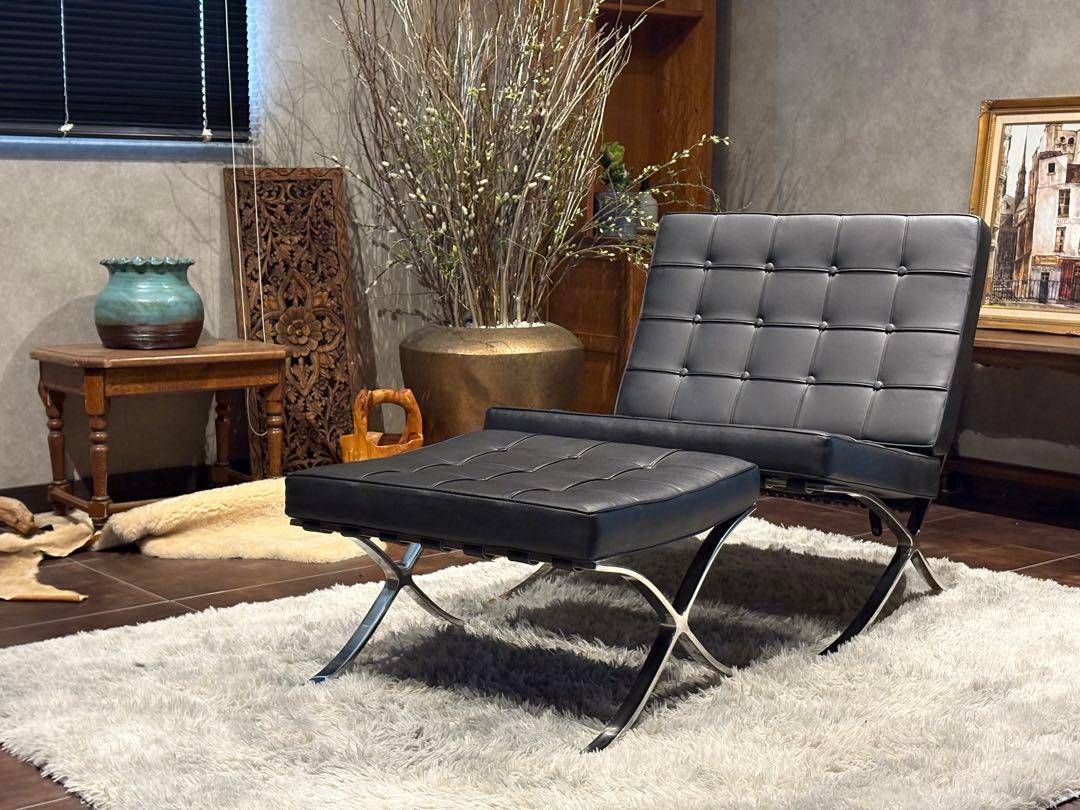 バルセロナチェア リプロダクト オットマン ミッドセンチュリー ソファ InZ